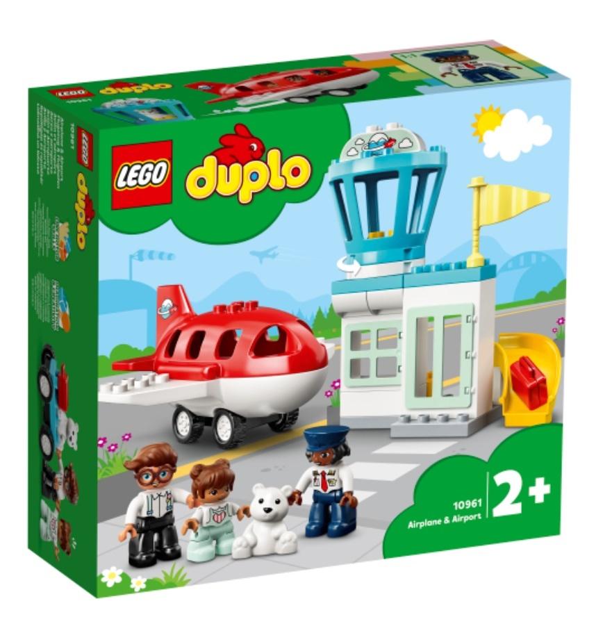 LEGO 10961 Duplo - Airplane and airport, 3 minifigures