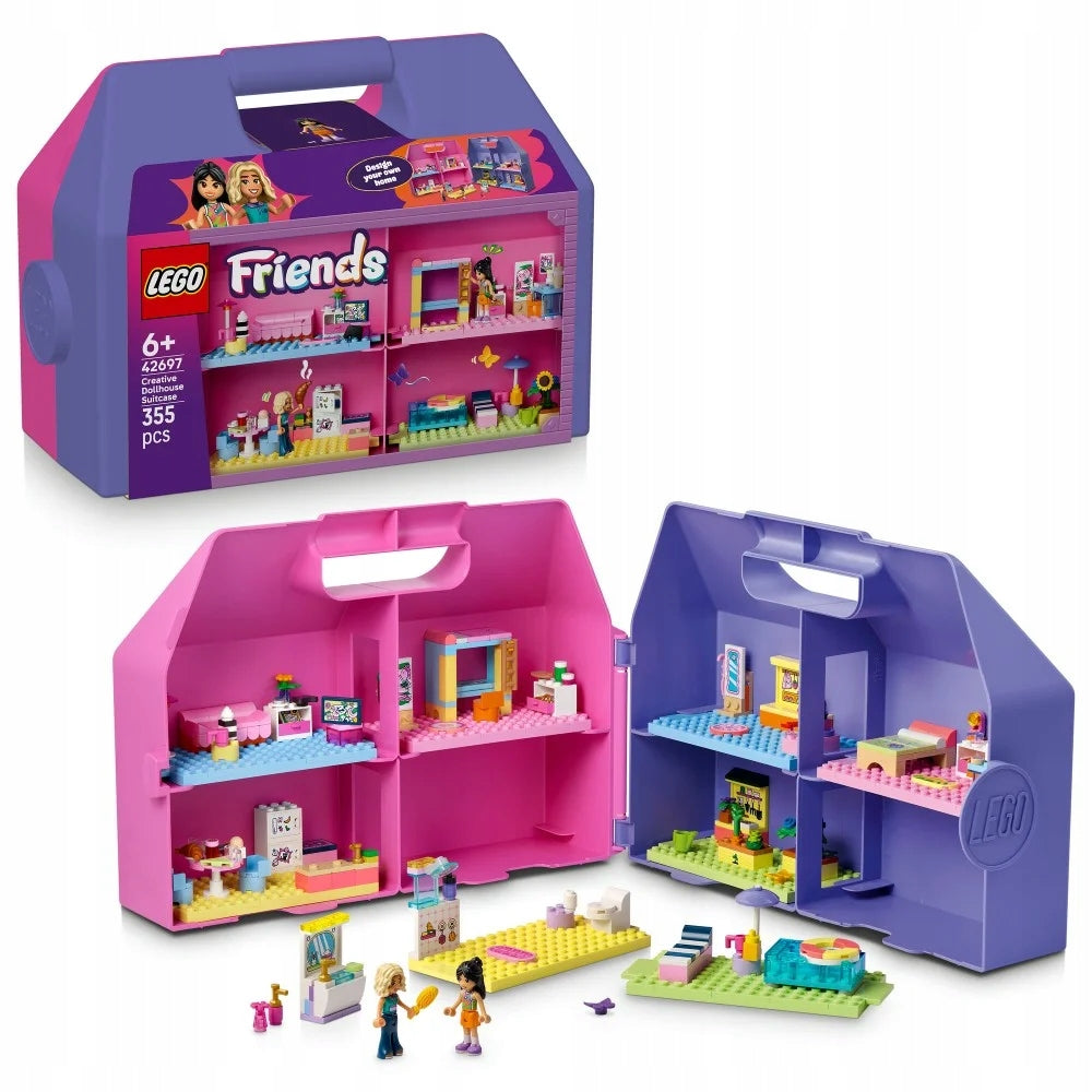 LEGO 42697 FRIENDS Creative suitcase with dollhouse