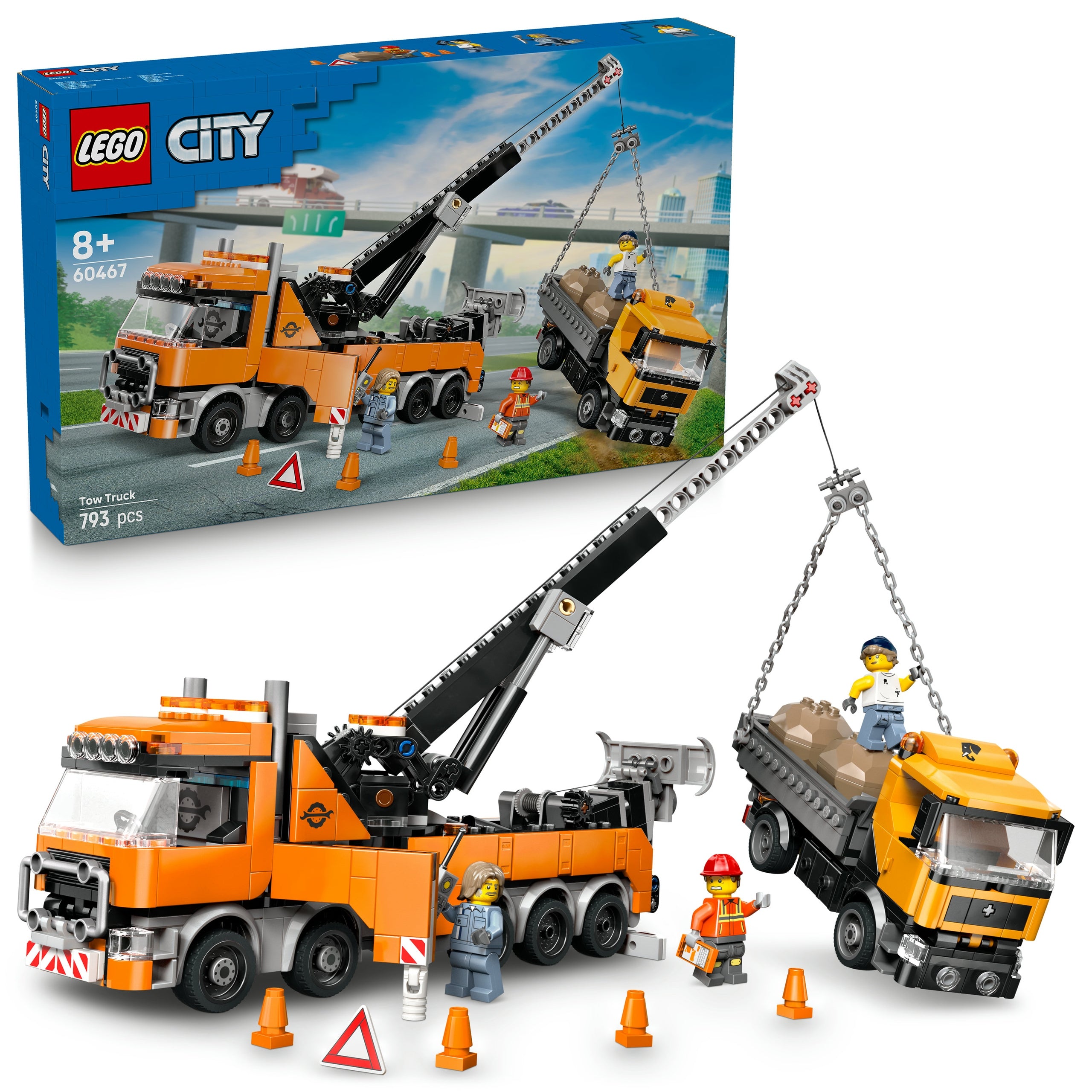 LEGO 60467 City Tow Truck with Crane