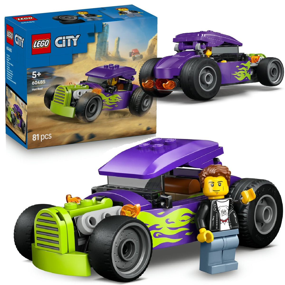 LEGO 60485 CITY HOT ROD FOR CHILDREN + LEGO CATALOG IN PDF VERSION