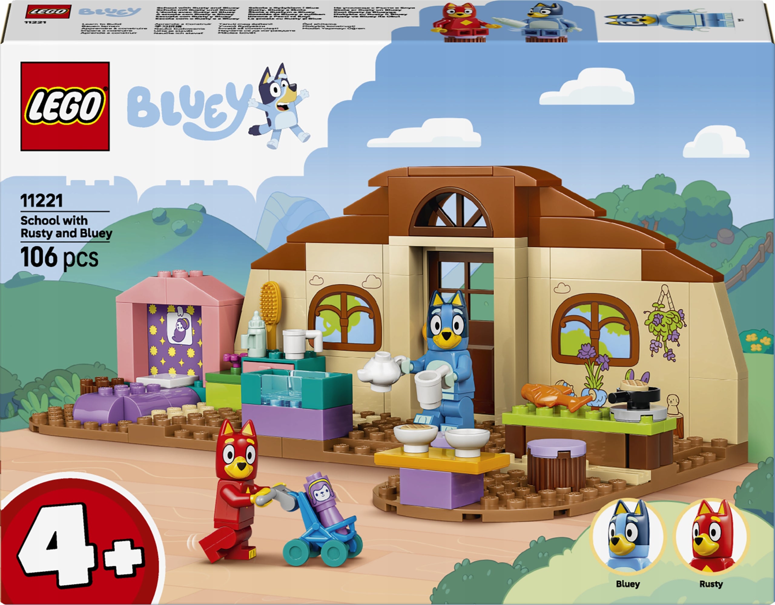 LEGO Bluey School with Rice and Blue 11221 Brand LEGO