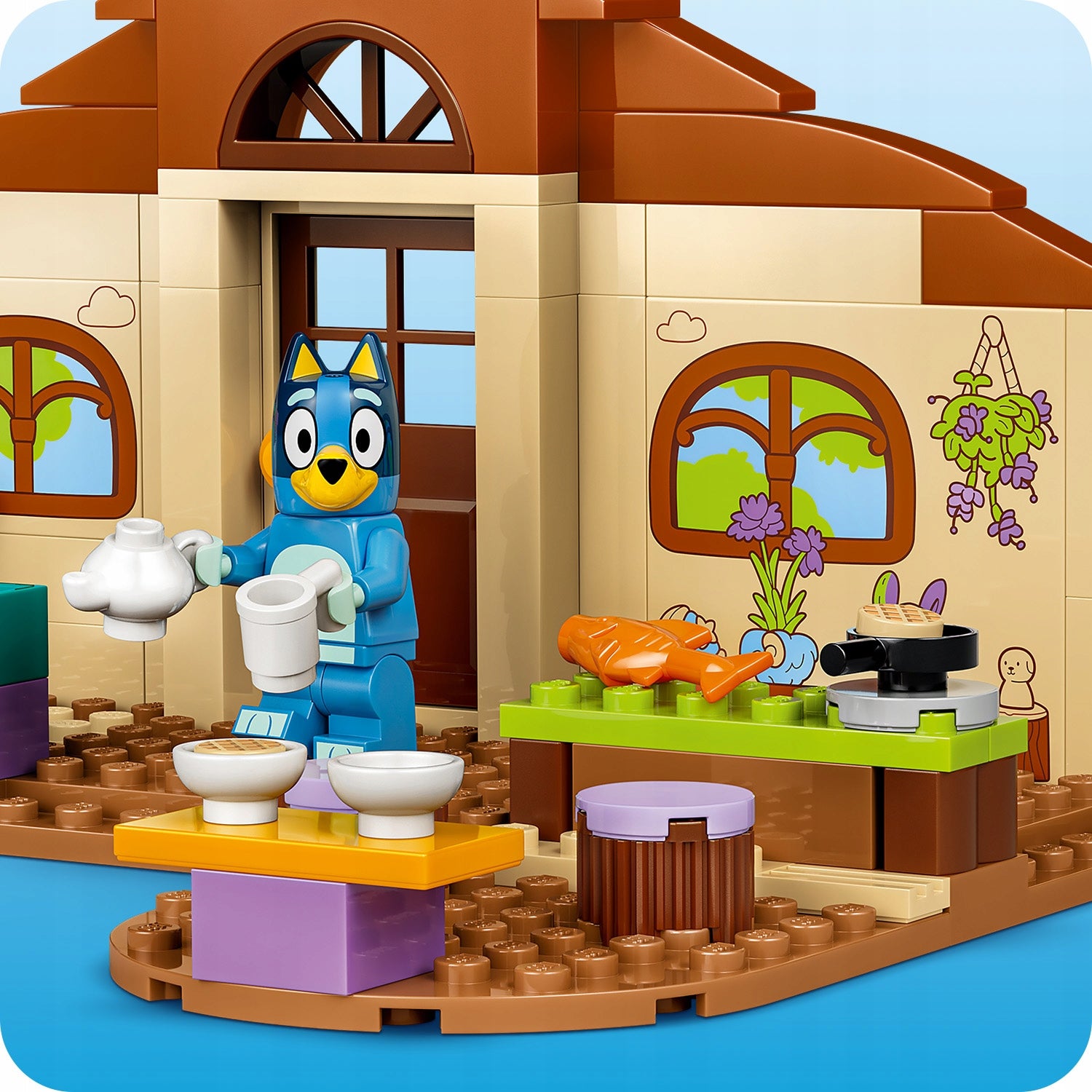 LEGO Bluey School with Rice and Blue 11221 Number of pieces 106