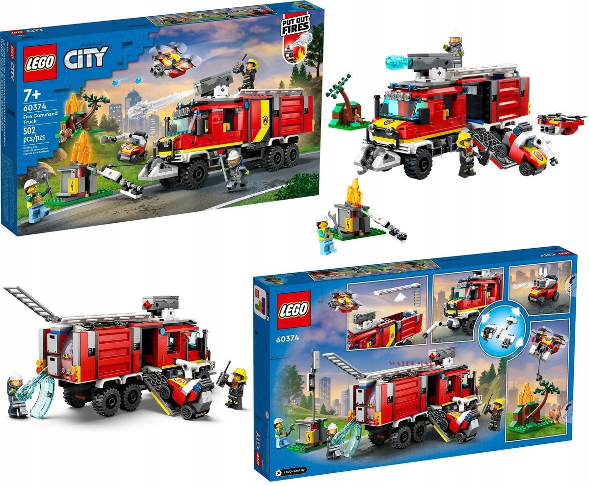LEGO CITY 60374 OFF-ROAD FIRE BRIGADE VEHICLE + LEGO CATALOGUE IN PDF VERSION EAN (GTIN) 5702017416342