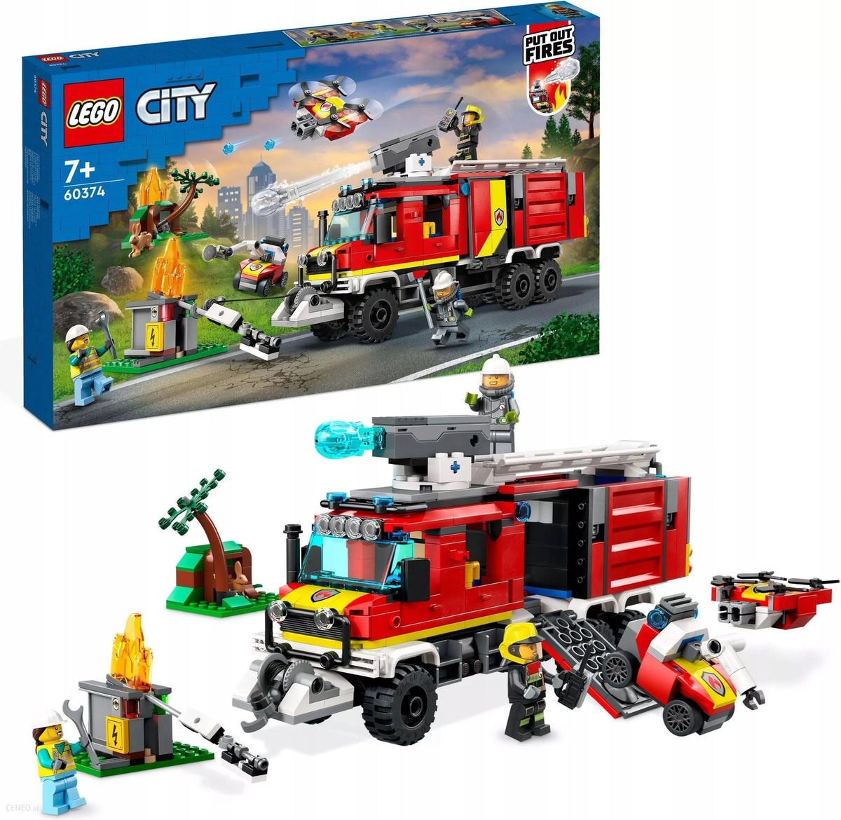LEGO CITY 60374 OFF-ROAD FIRE BRIGADE VEHICLE + LEGO CATALOGUE IN PDF VERSION
