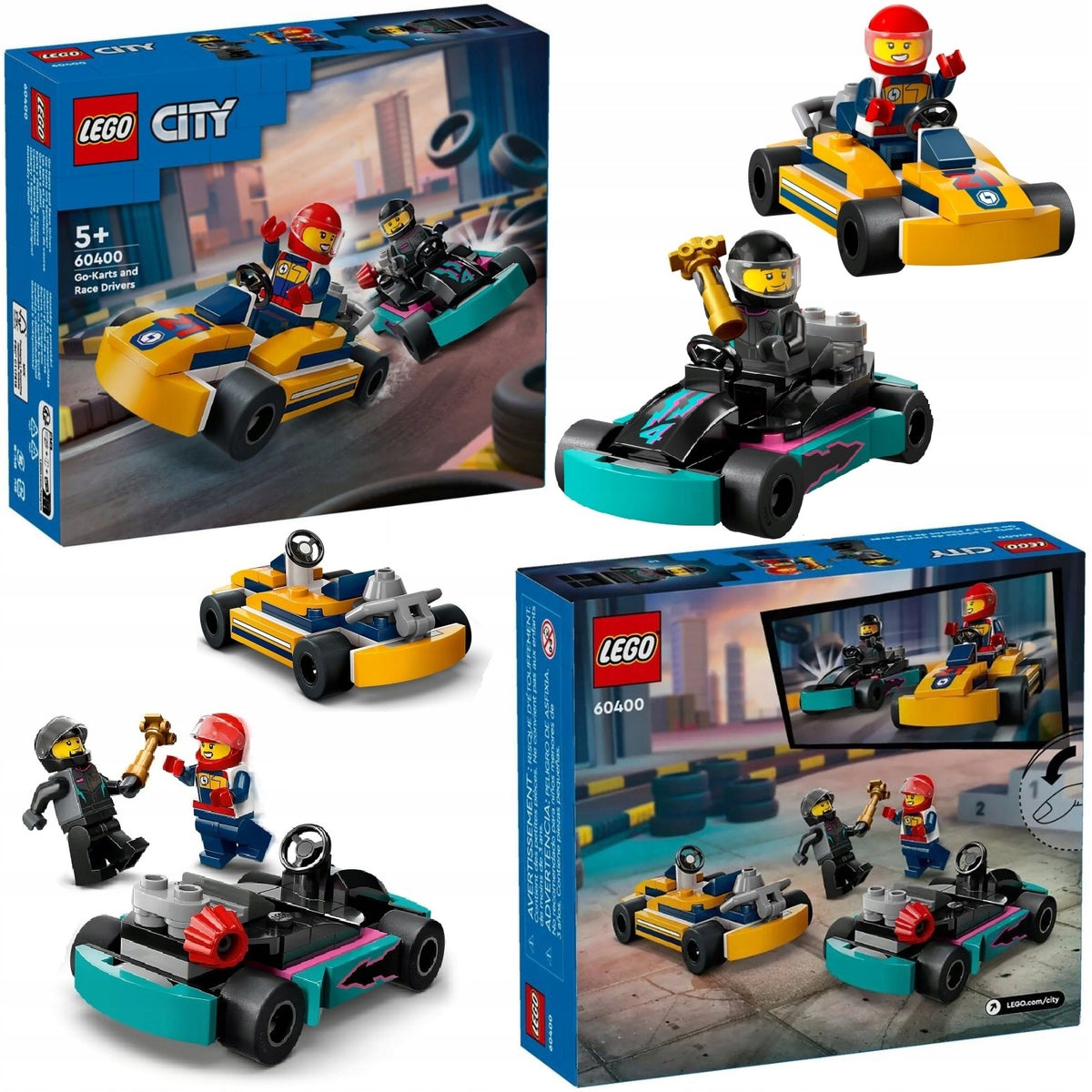 LEGO CITY 60400 GO-KARTS AND RACING DRIVERS + LEGO CATALOGUE IN PDF VERSION EAN (GTIN) 5702017566733