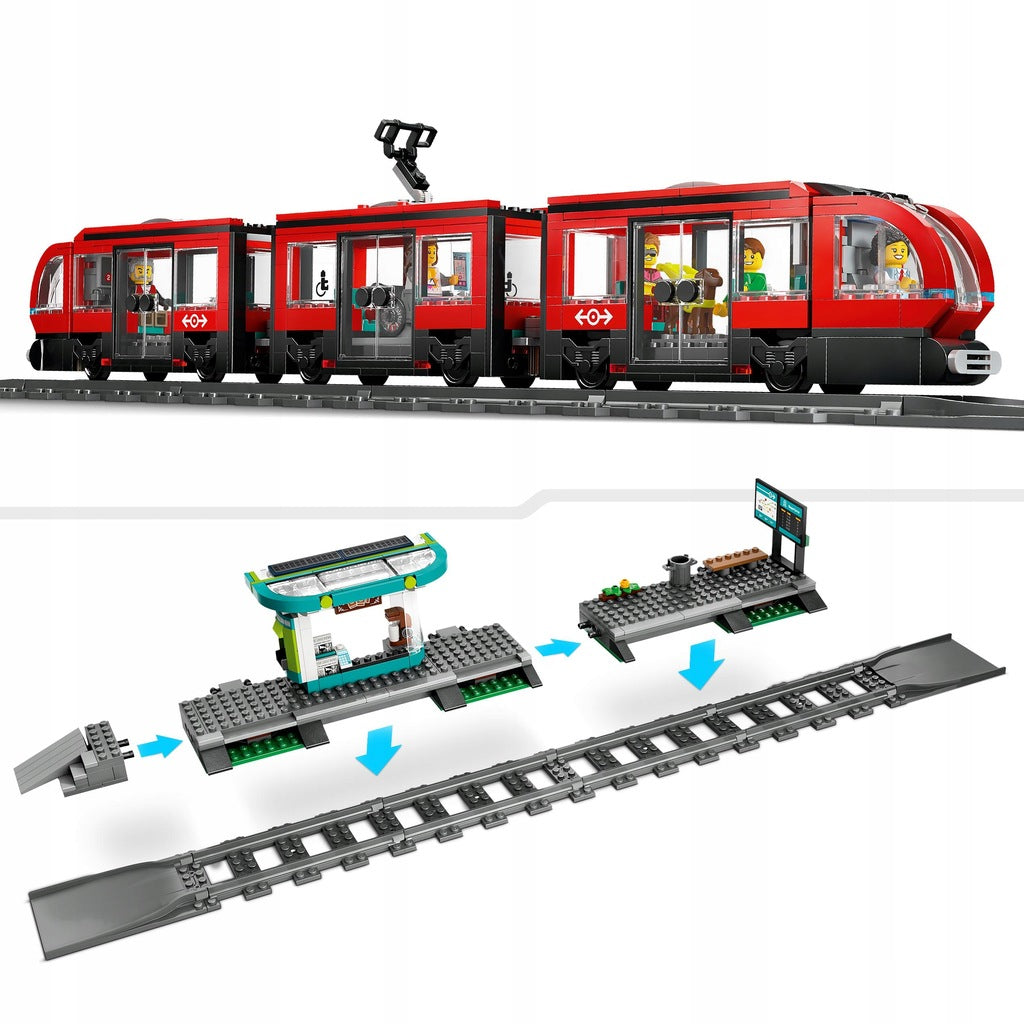 LEGO CITY 60423 CITY TRAM WITH STATION GIFT EAN (GTIN) 5702017589190
