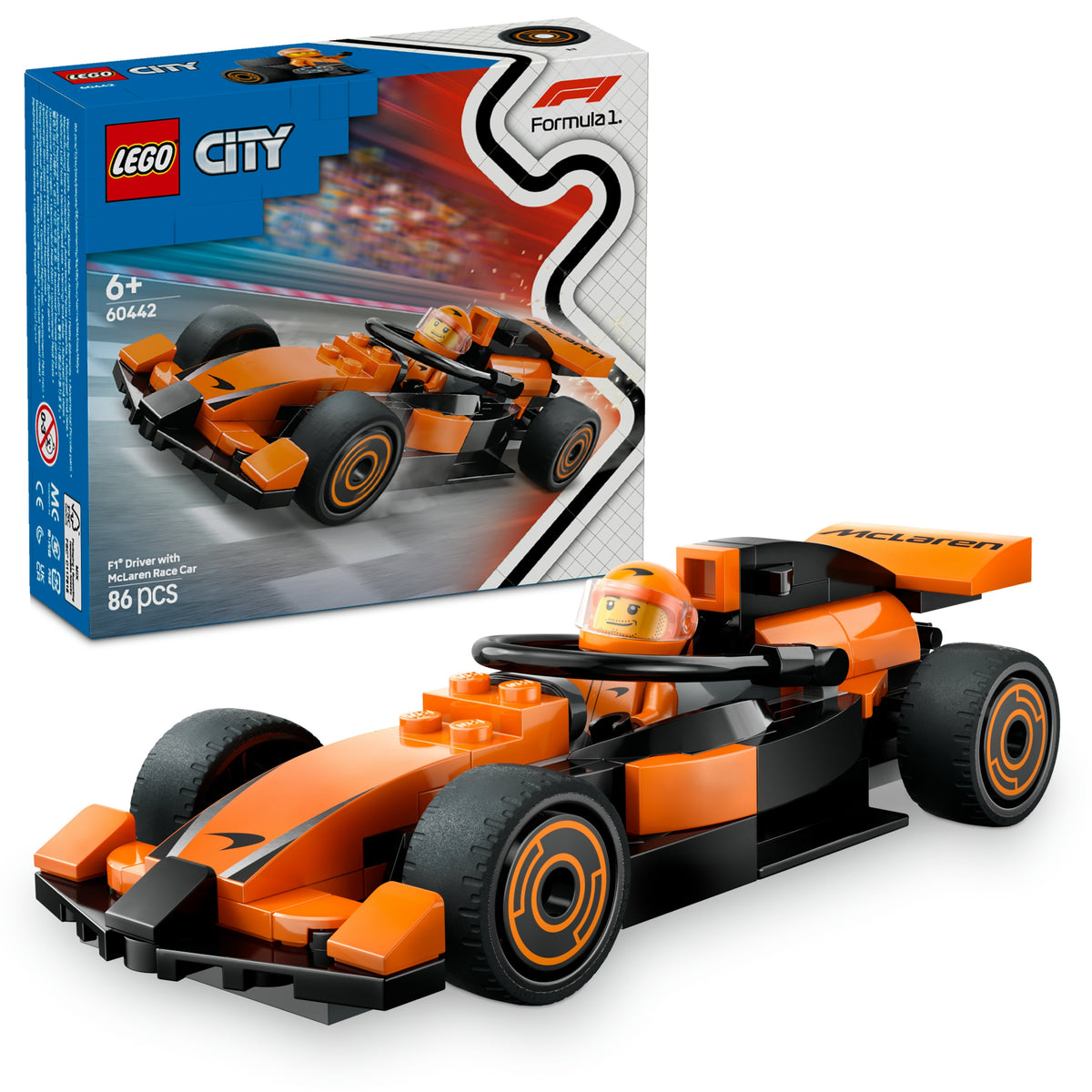 LEGO CITY 60442 F1 DRIVER AND CAR MCLAREN +CATALOG LEGO 2025 IN PDF VERSION Brand LEGO