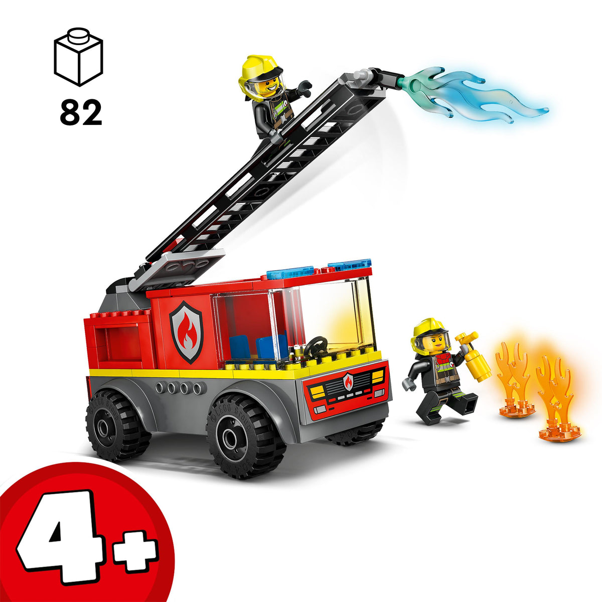 LEGO CITY 60463 FIRE TRUCK WITH LADDER + CATALOGUE LEGO 2025 IN PDF VERSION EAN (GTIN) 5702017784694