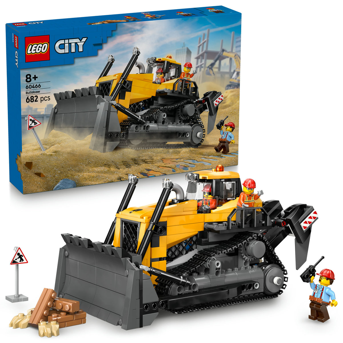 LEGO CITY 60466 YELLOW BULLDOZER + CATALOGUE LEGO 2025 IN PDF VERSION Brand LEGO