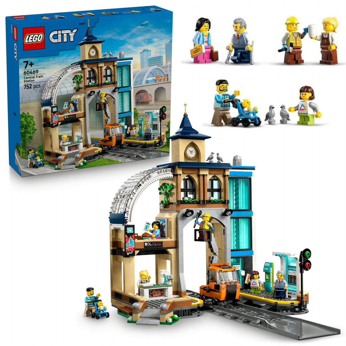 LEGO CITY 60469 CENTRAL RAILWAY STATION + CATALOGUE LEGO 2025 IN PDF VERSION