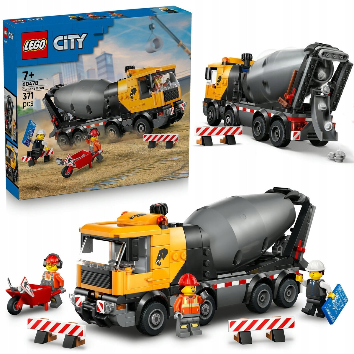 LEGO CITY 60478 CONCRETE MIXER FOR CHILDREN + LEGO CATALOGUE IN PDF VERSION
