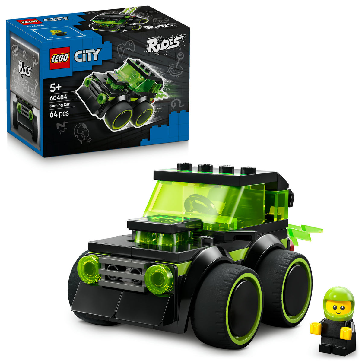 LEGO CITY 60484 GAMING VEHICLES RACING CAR + CATALOG LEGO IN PDF VERSION Packaging status original