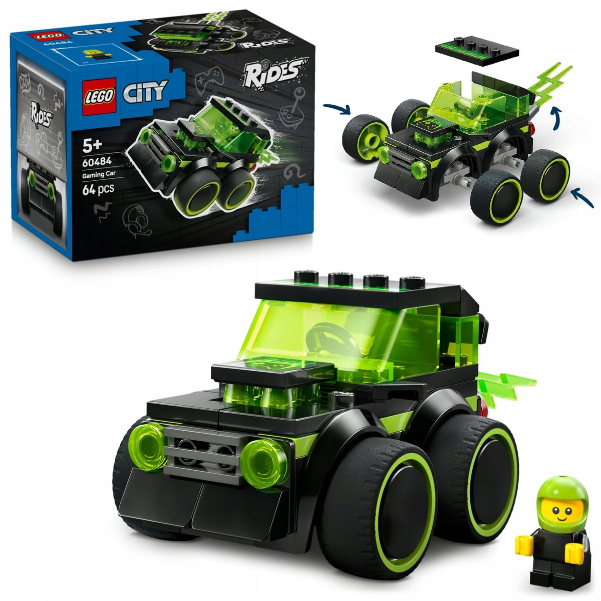 LEGO CITY 60484 GAMING VEHICLES RACING CAR + CATALOG LEGO IN PDF VERSION