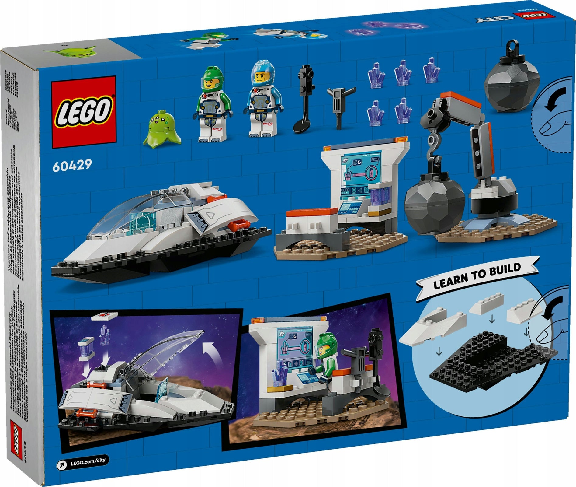 LEGO CITY SPACE 60429 SPACESHIP AND ASTEROID DISCOVERY set +4 years Brand LEGO