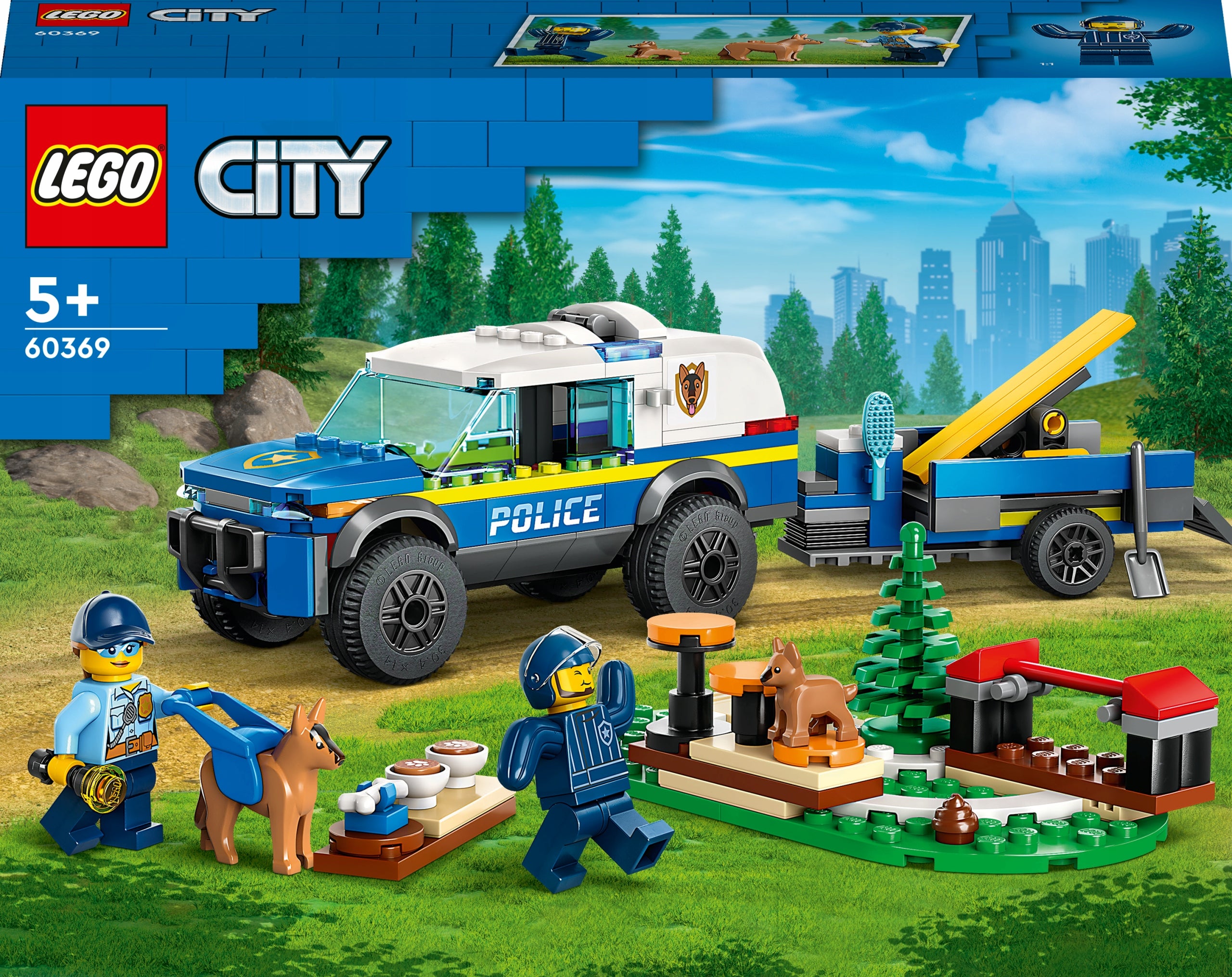 LEGO CITY Training of police dogs in the field 60369