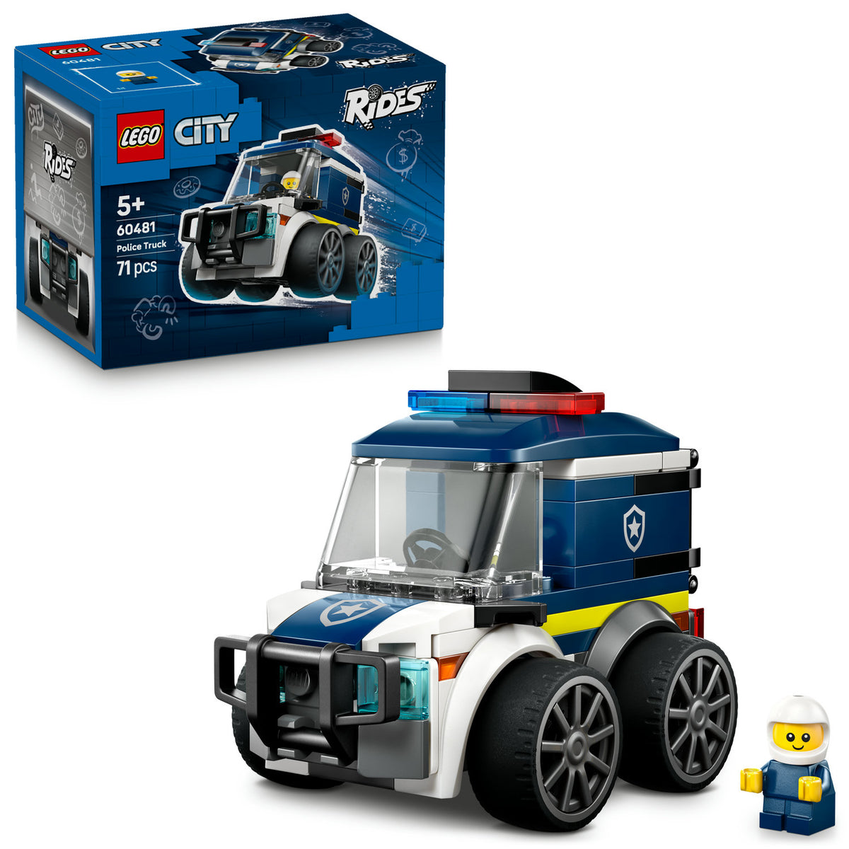 LEGO CITY VEHICLES POLICE TRUCK 60481 + CATALOG LEGO IN PDF VERSION Packaging status original