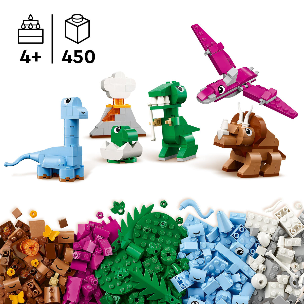 LEGO CLASSIC 11041 CREATIVE DINOSAURS + CATALOGUE LEGO 2025 IN PDF VERSION Brand LEGO