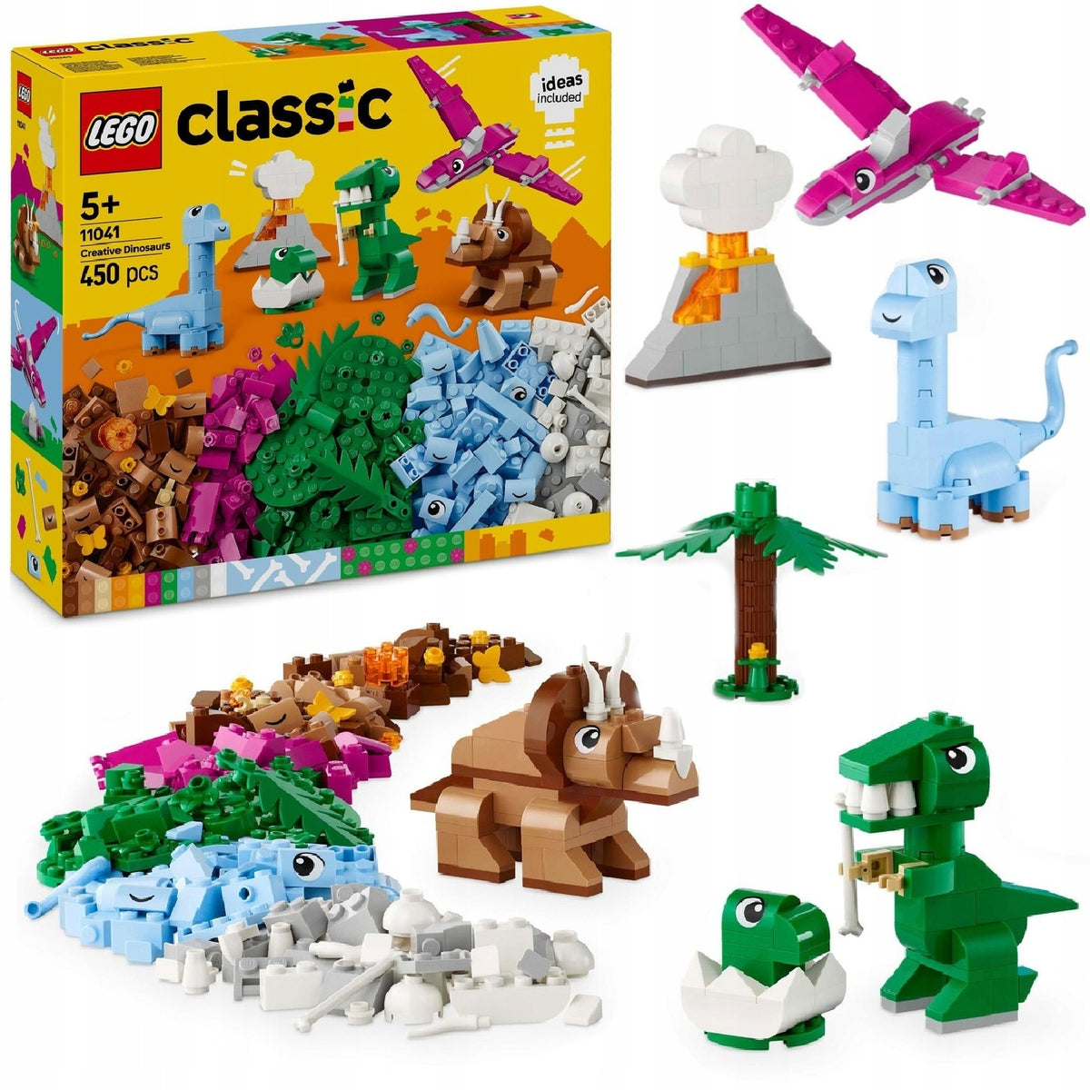 LEGO CLASSIC 11041 CREATIVE DINOSAURS + CATALOGUE LEGO 2025 IN PDF VERSION