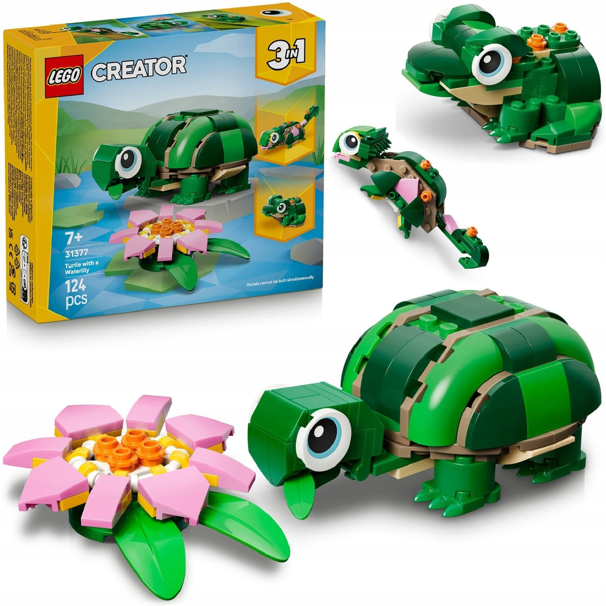 LEGO CREATOR 3 IN 1 TURTLE AND WATER LILY FLOWER 31377 + CATALOGUE PDF VERSION