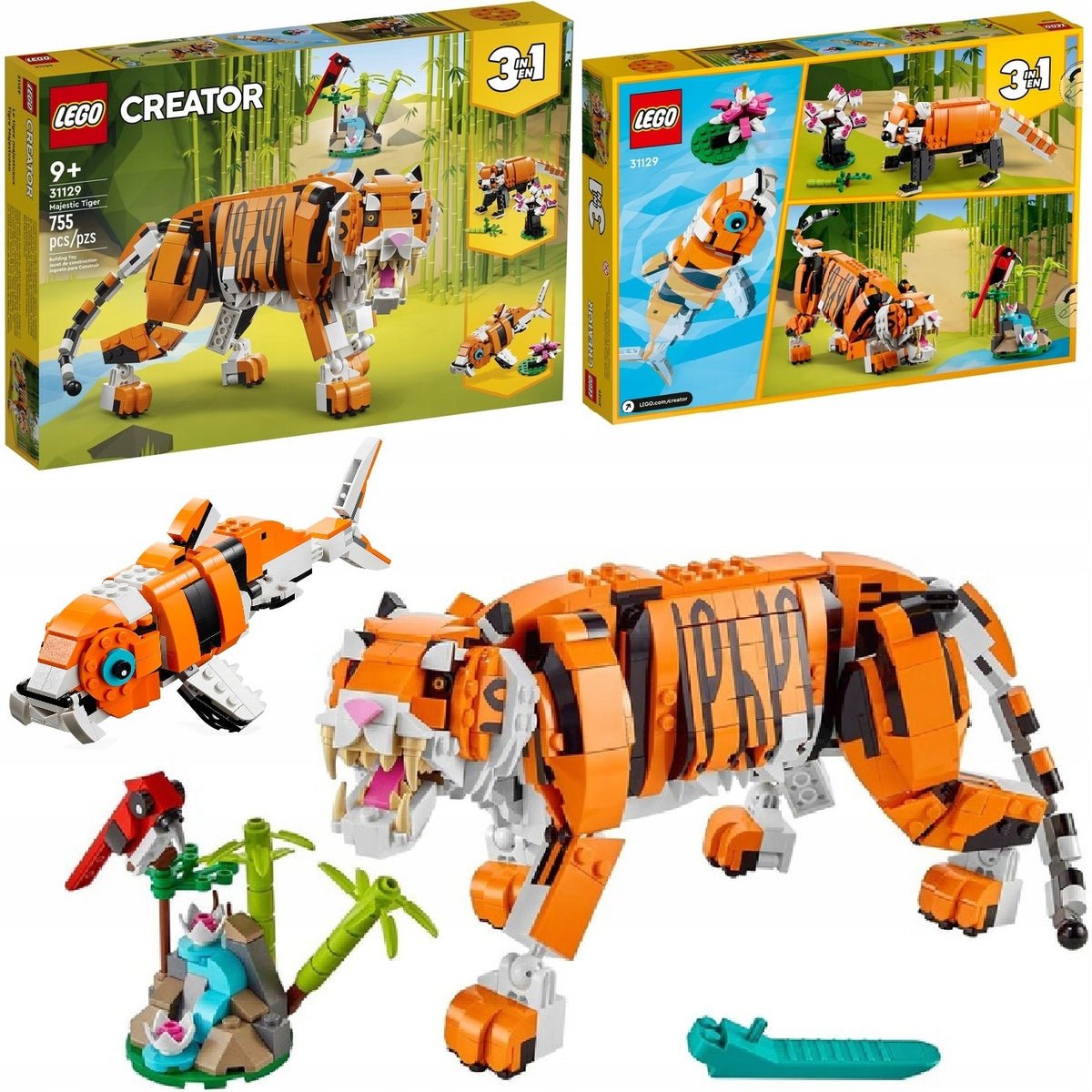 LEGO CREATOR 31129 MAJESTIC TIGER GIFT