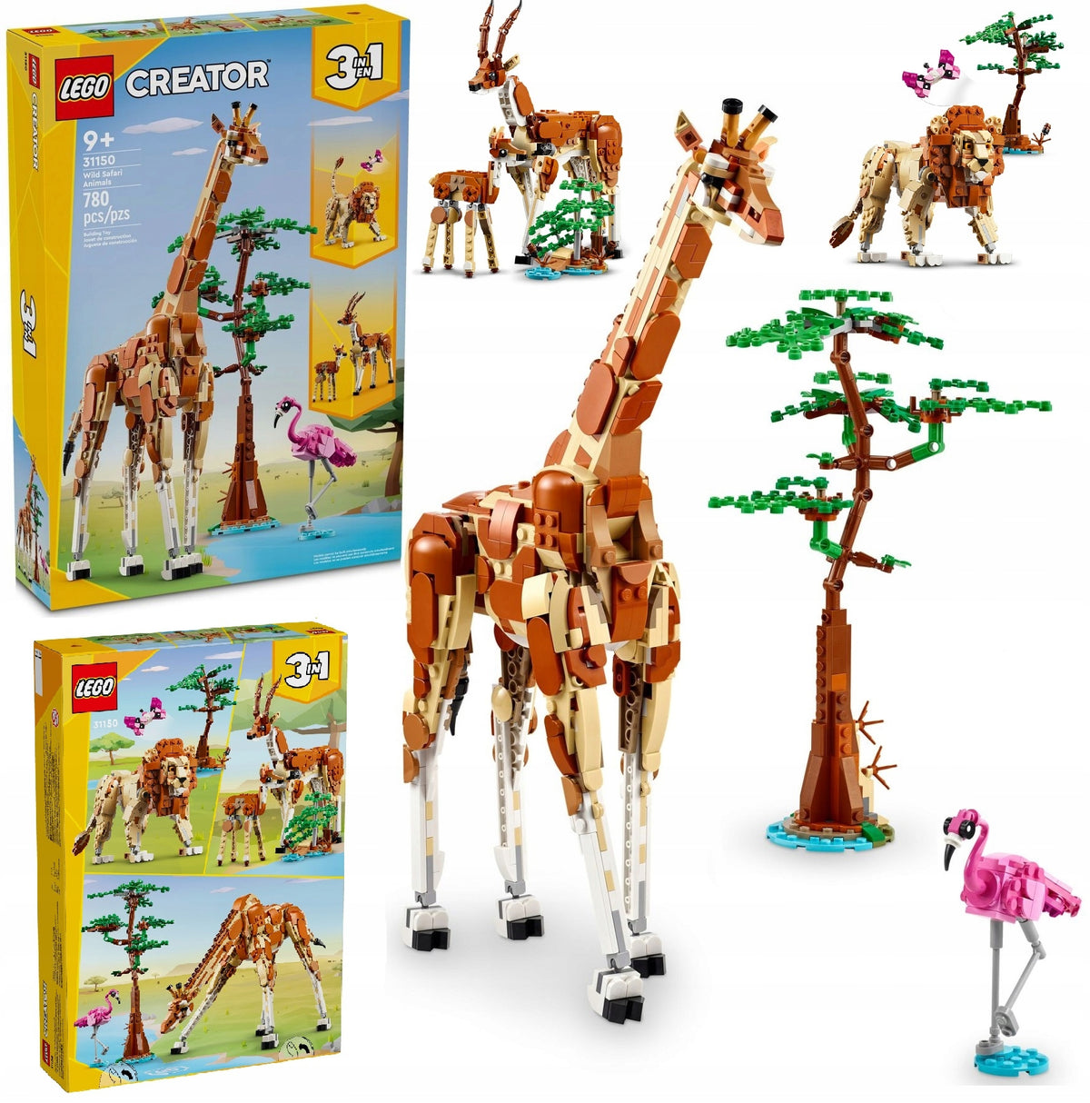 LEGO CREATOR 31150 WILD ANIMALS WITH SAFARI GIFT
