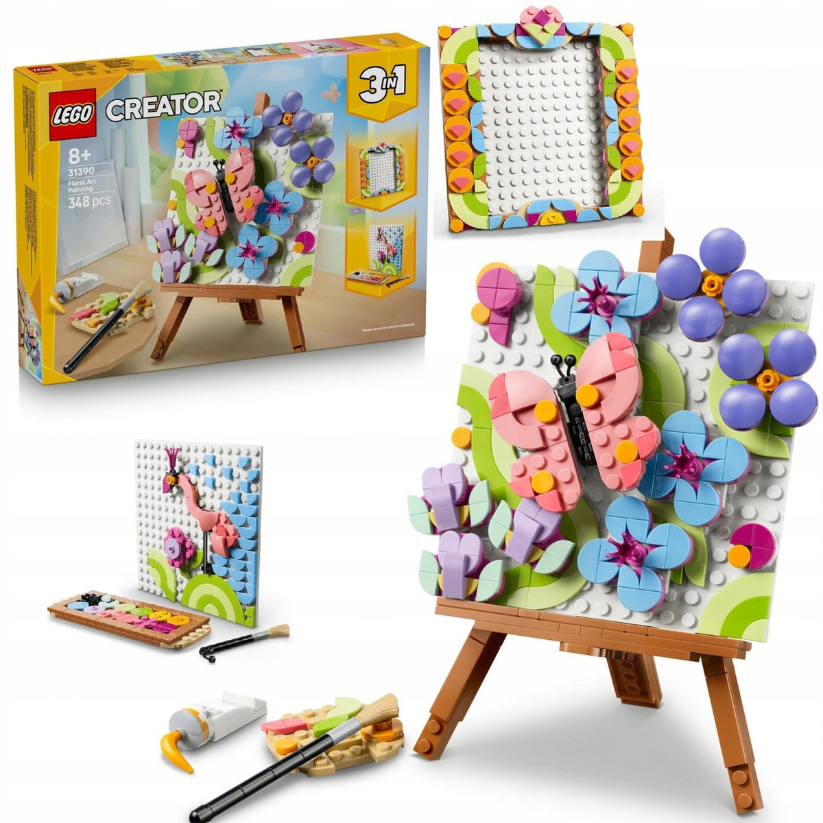 LEGO CREATOR 3in1 DECORATIVE PICTURE WITH FLOWERS 31390 + CATALOG LEGO IN PDF