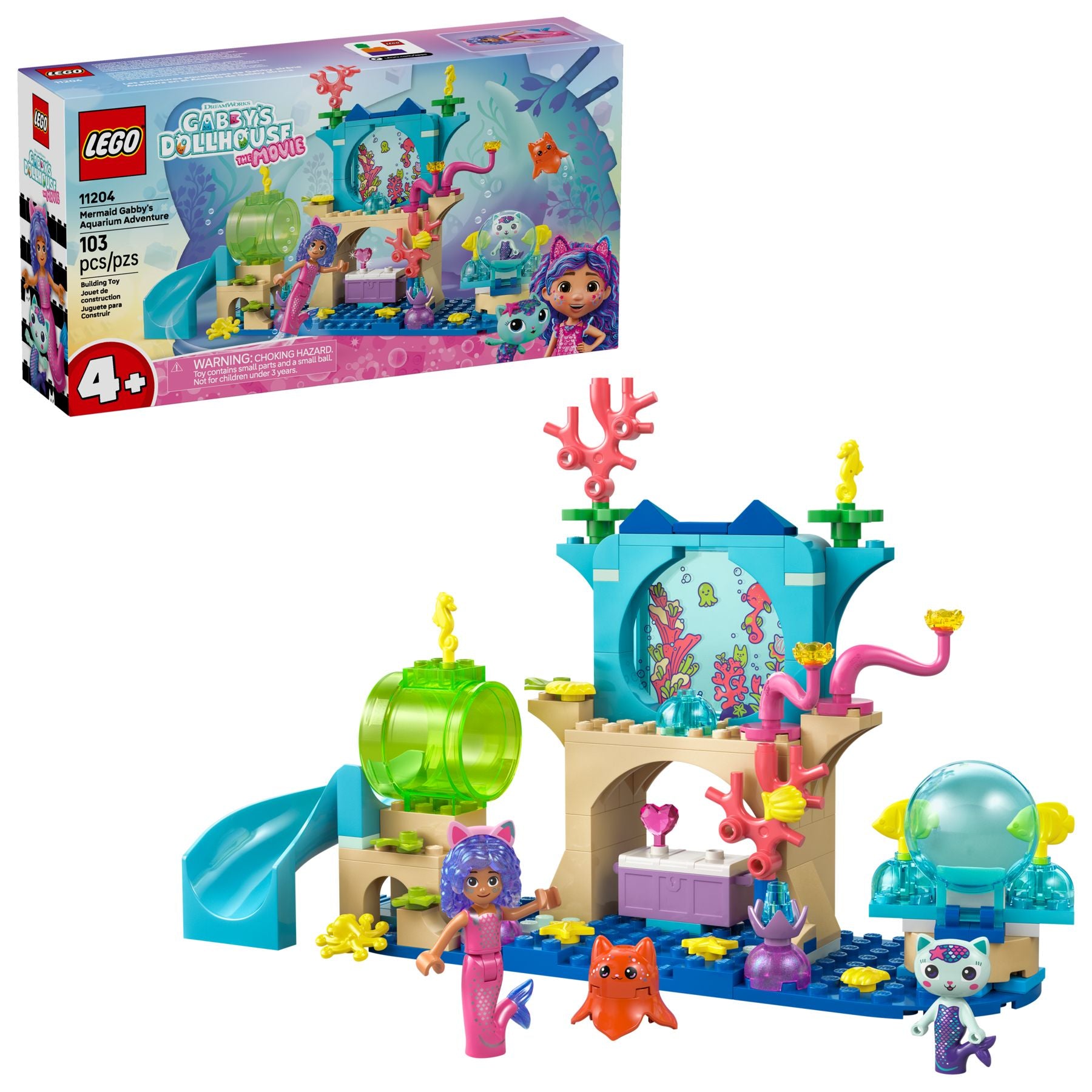 LEGO Cat House Gabi 11204 Underwater adventure mermaid Gabi