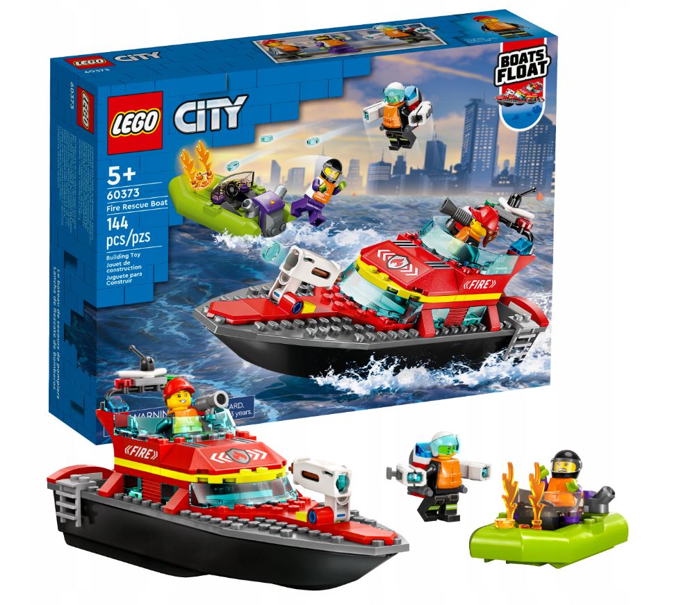 LEGO City 60373 Fire Boat Gift 144 el.