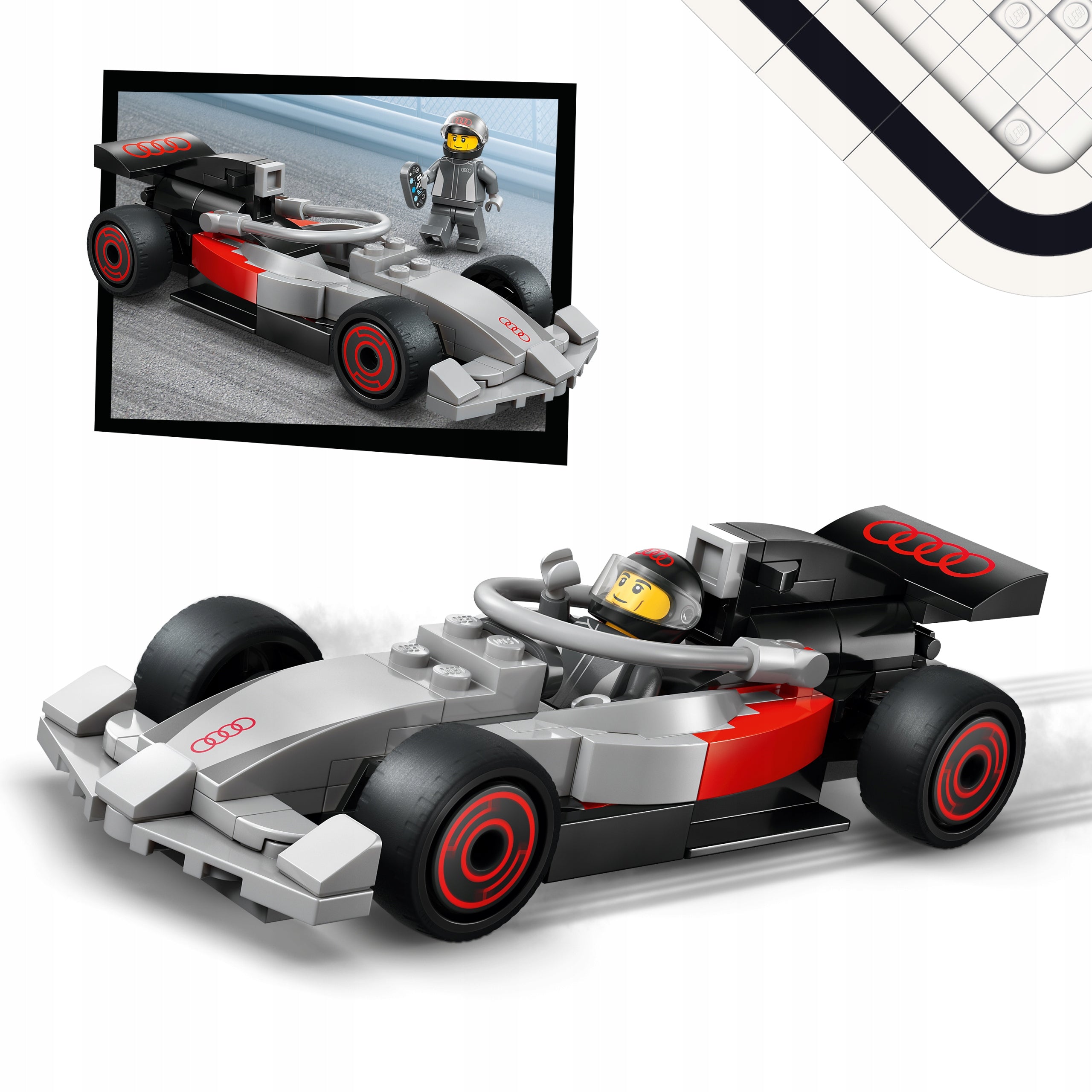 LEGO City 60493 F1 truck with Audi F1 car Information regarding product safety and compliance Not suitable for children under 36 months of age