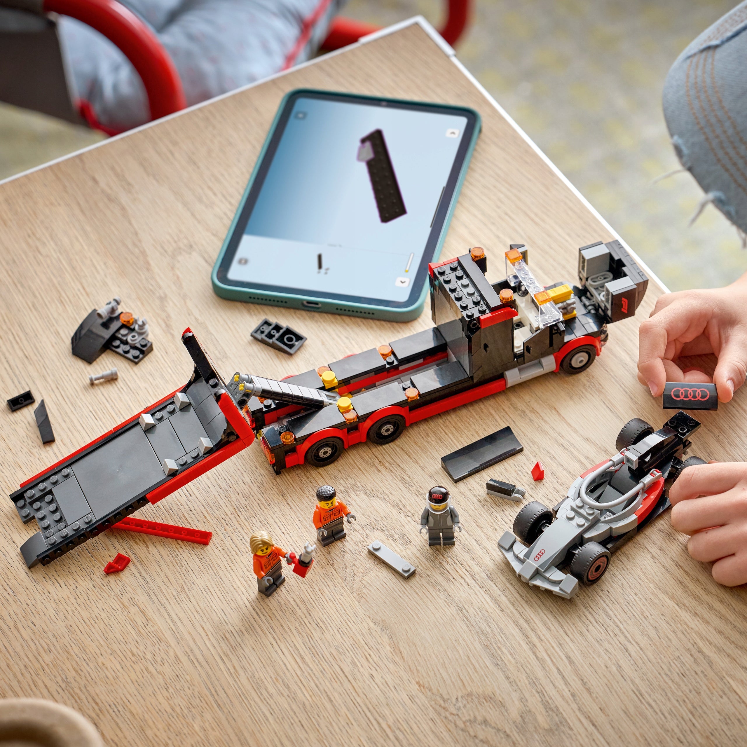 LEGO City 60493 F1 truck with Audi F1 car Product number 60493