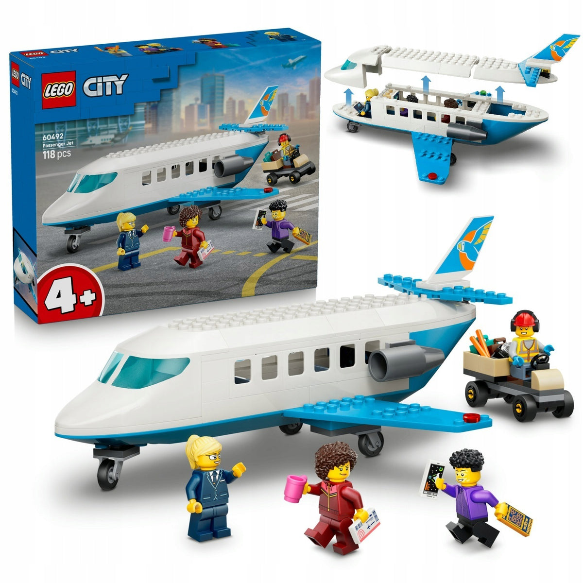 LEGO City Passenger aircraft 60492 + LEGO catalogue in PDF version