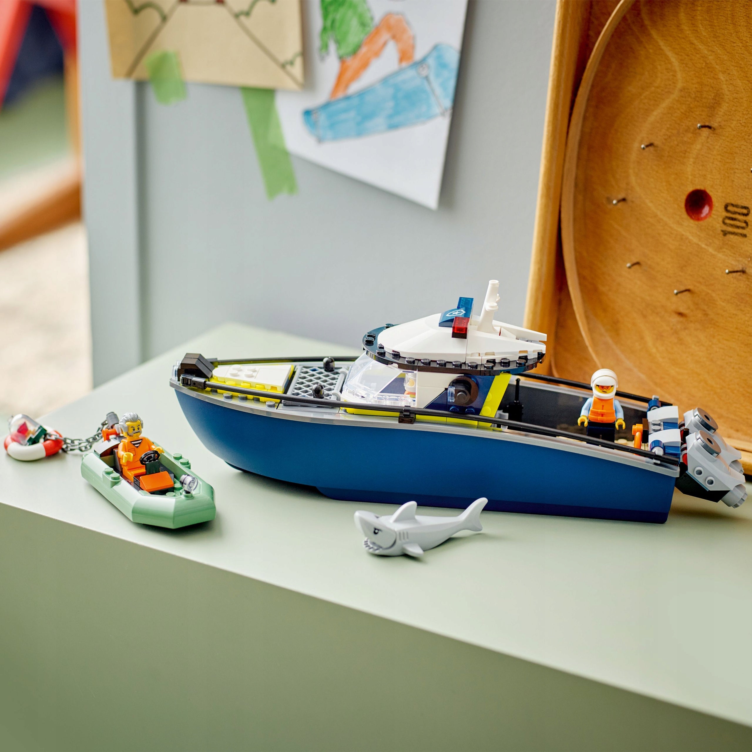 LEGO City Police Boat Chase, Children's Toy 60456 Kid's age 6＋ years