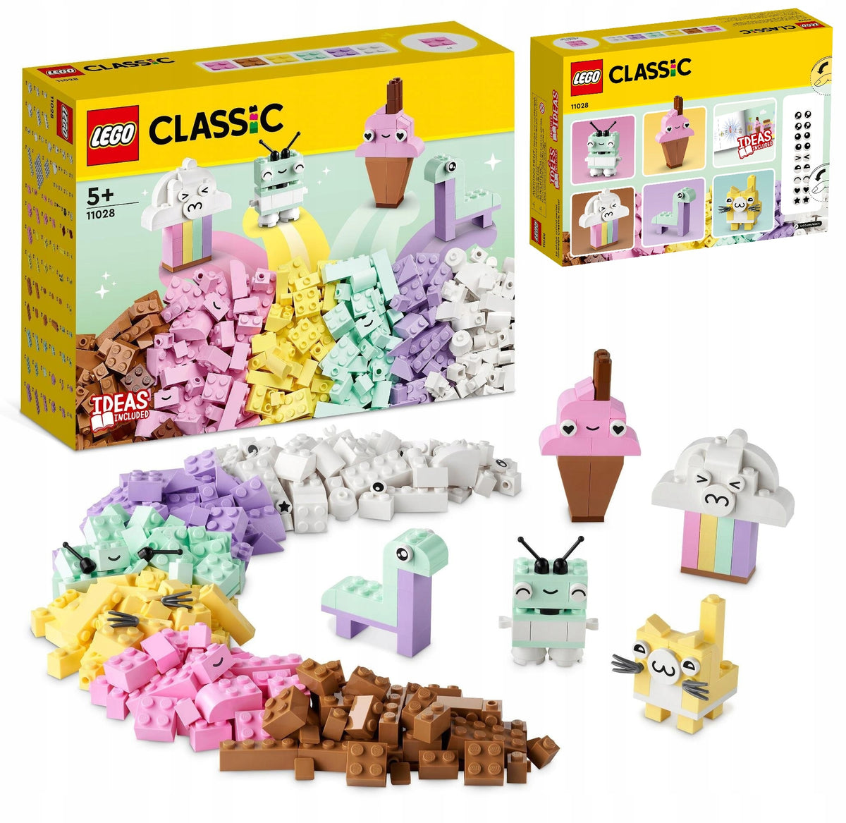 LEGO Classic 11028 Creative play with pastel colors Gift