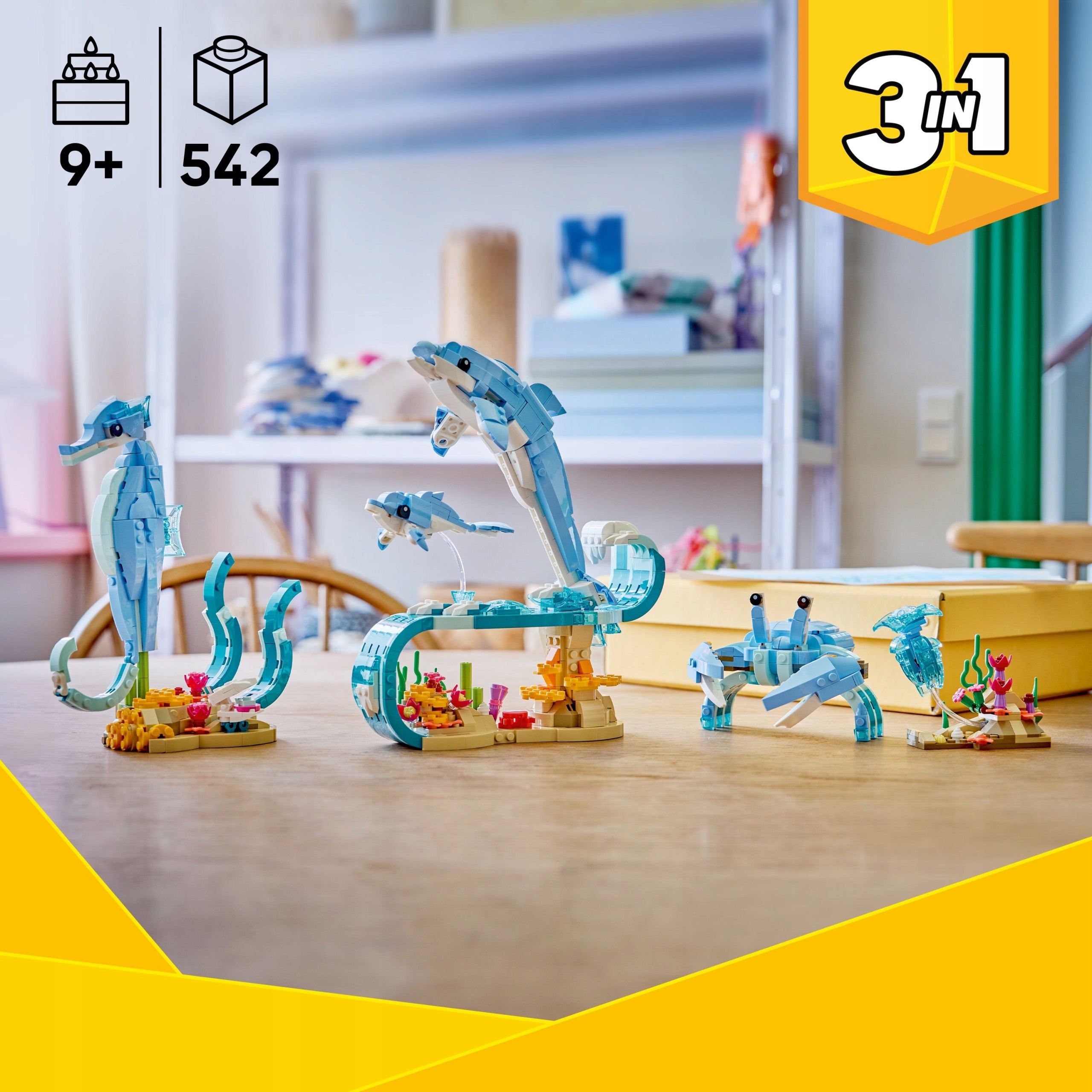 LEGO Creator 3 in 1 Pets: beautiful dolphin 31385 Brand LEGO