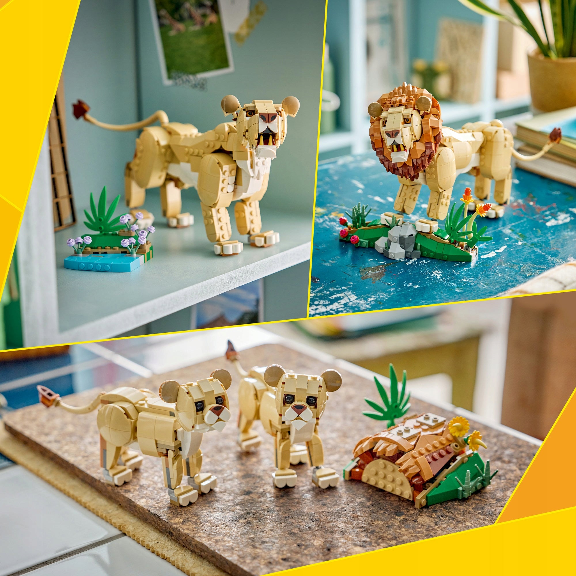 LEGO Creator 3 in 1 Wild Animals: Proud Lion 31386 Set name LEGO Creator 3w1 31386 Dzikie zwierzęta: Dumny lew
