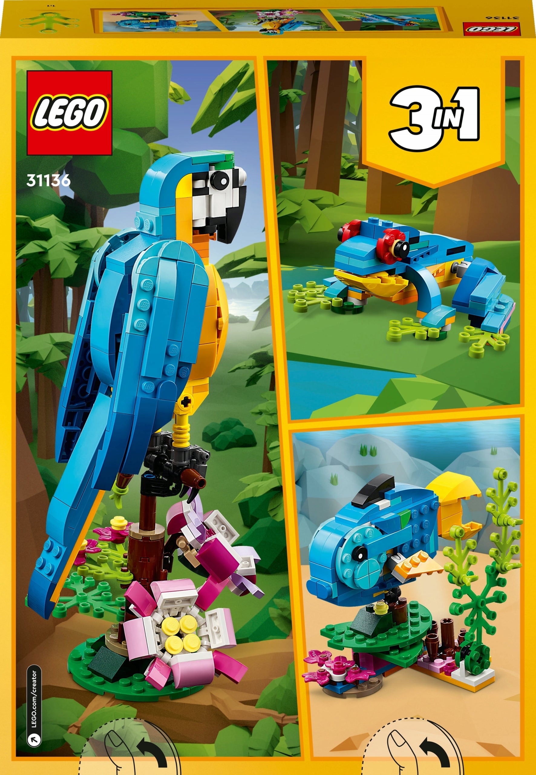 LEGO Creator Exotic parrot 31136 Character/Title none