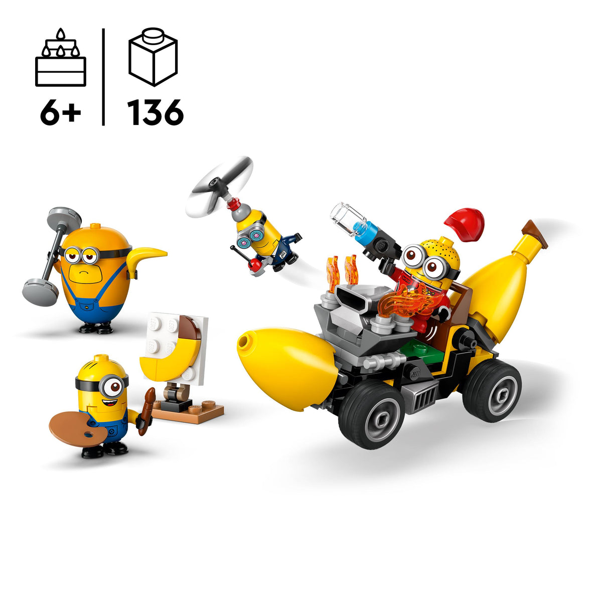 LEGO DESPICABLE ME 4 75580 MINIONS AND BANANA CARRIER GIFT Brand LEGO