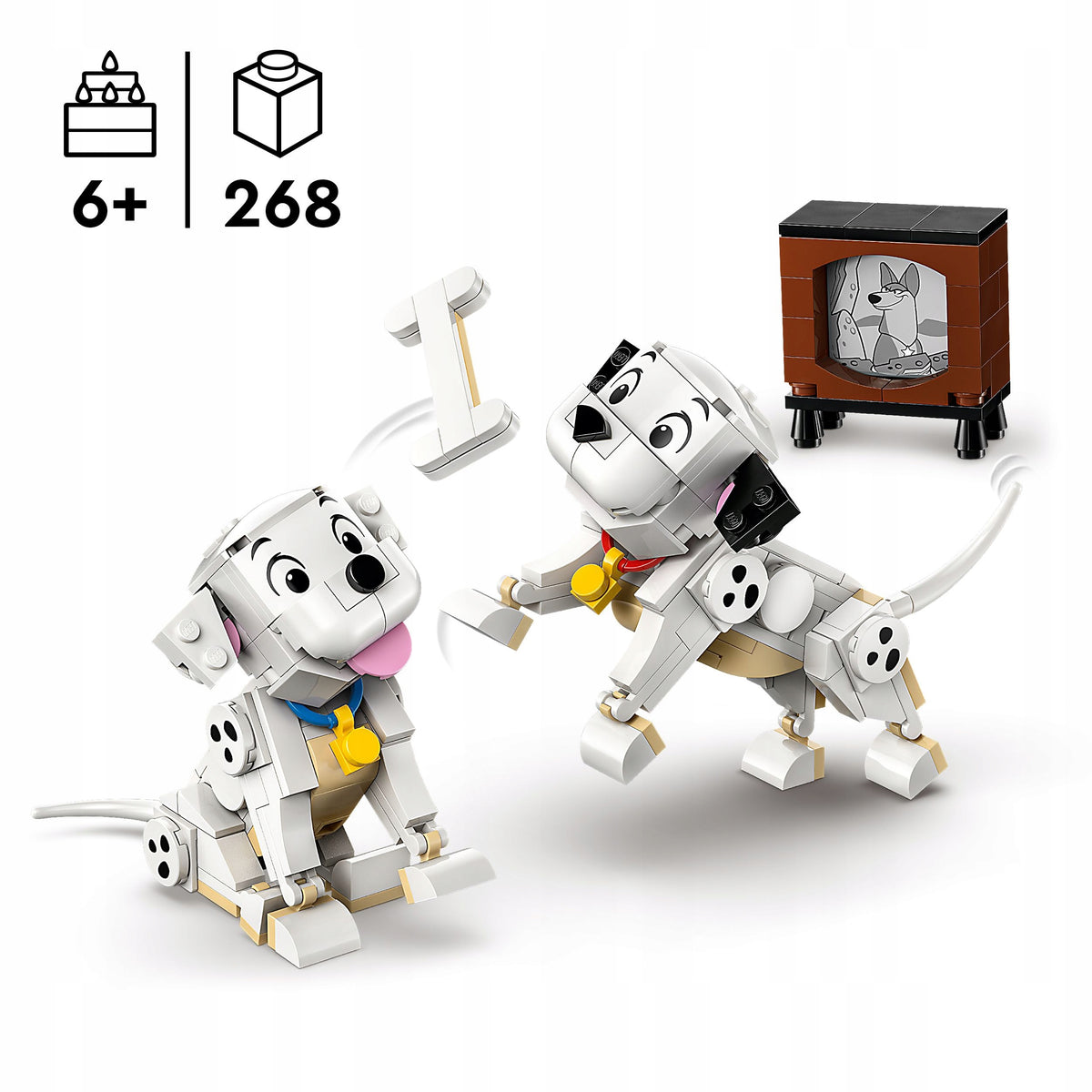 LEGO DISNEY 101 DALMATIAN PUPPIES LUCKY AND PENNY 43271 Brand LEGO