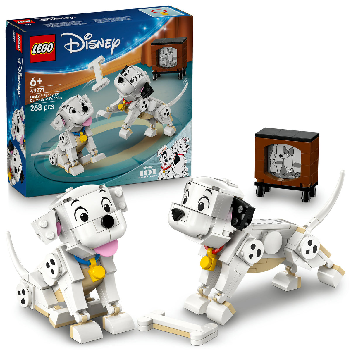 LEGO DISNEY 101 DALMATIAN PUPPIES LUCKY AND PENNY 43271 Product number 43271