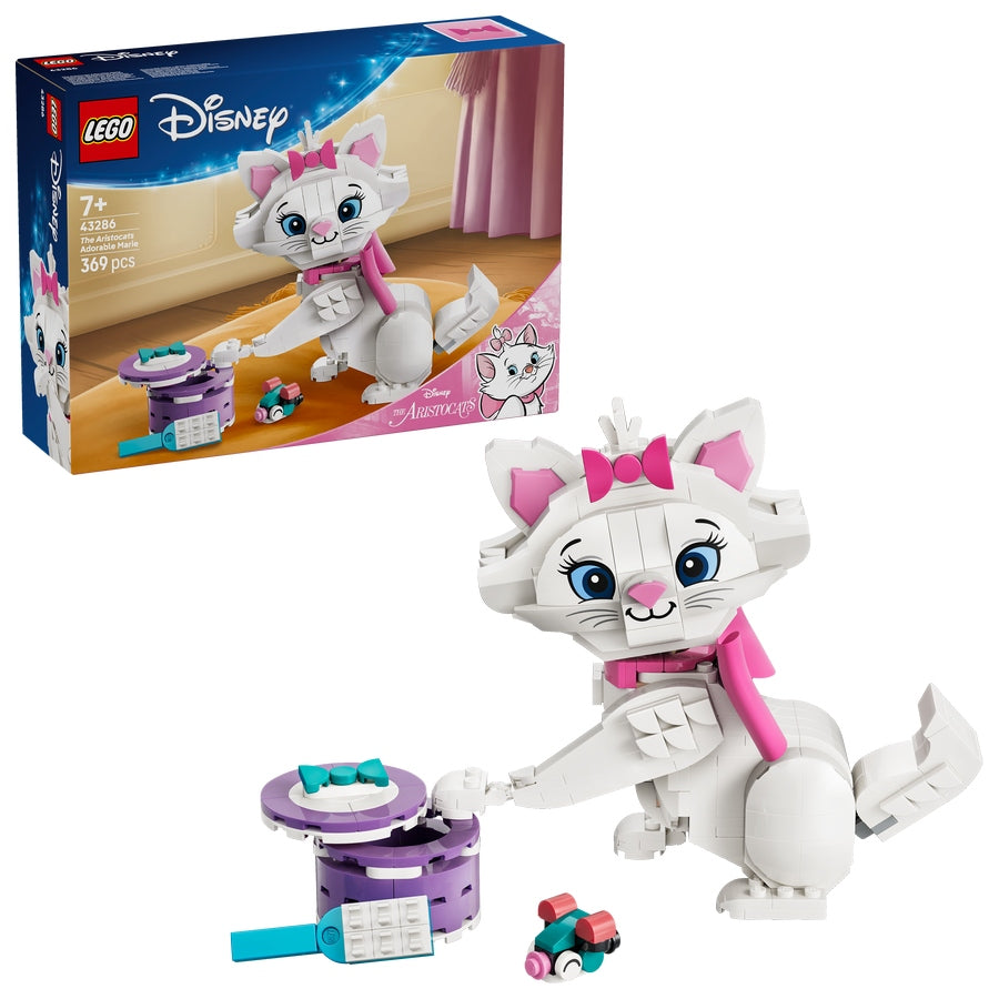 LEGO DISNEY 43286 ARISTOCRATS CUTE MARIE BLOCKS + CATALOG IN PDF VERSION Packaging status original