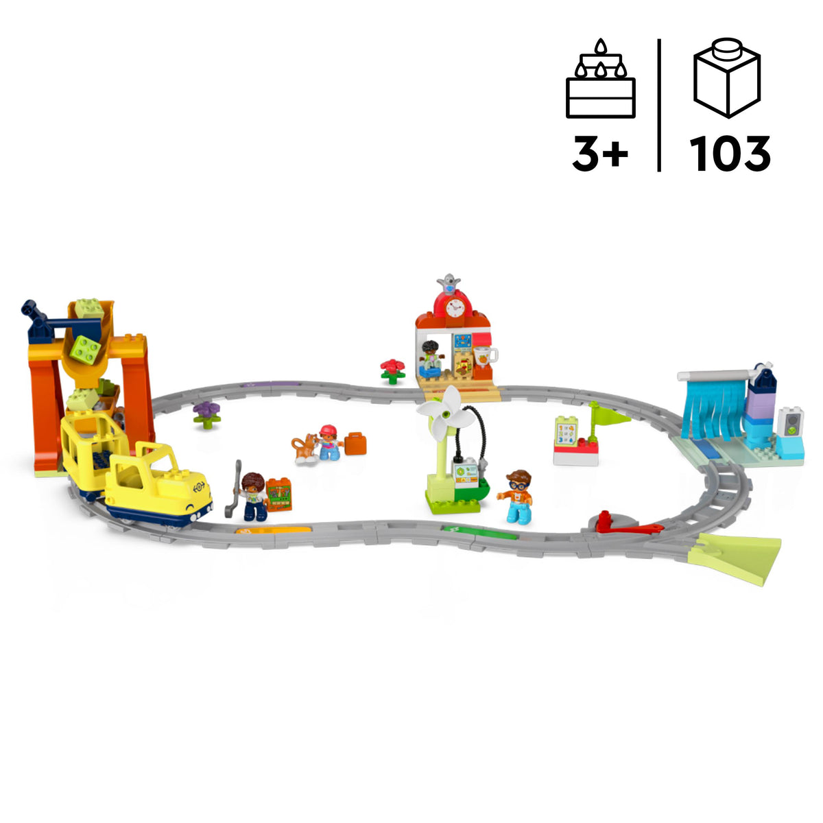 LEGO DUPLO 10428 Large interactive city train Product number 10428