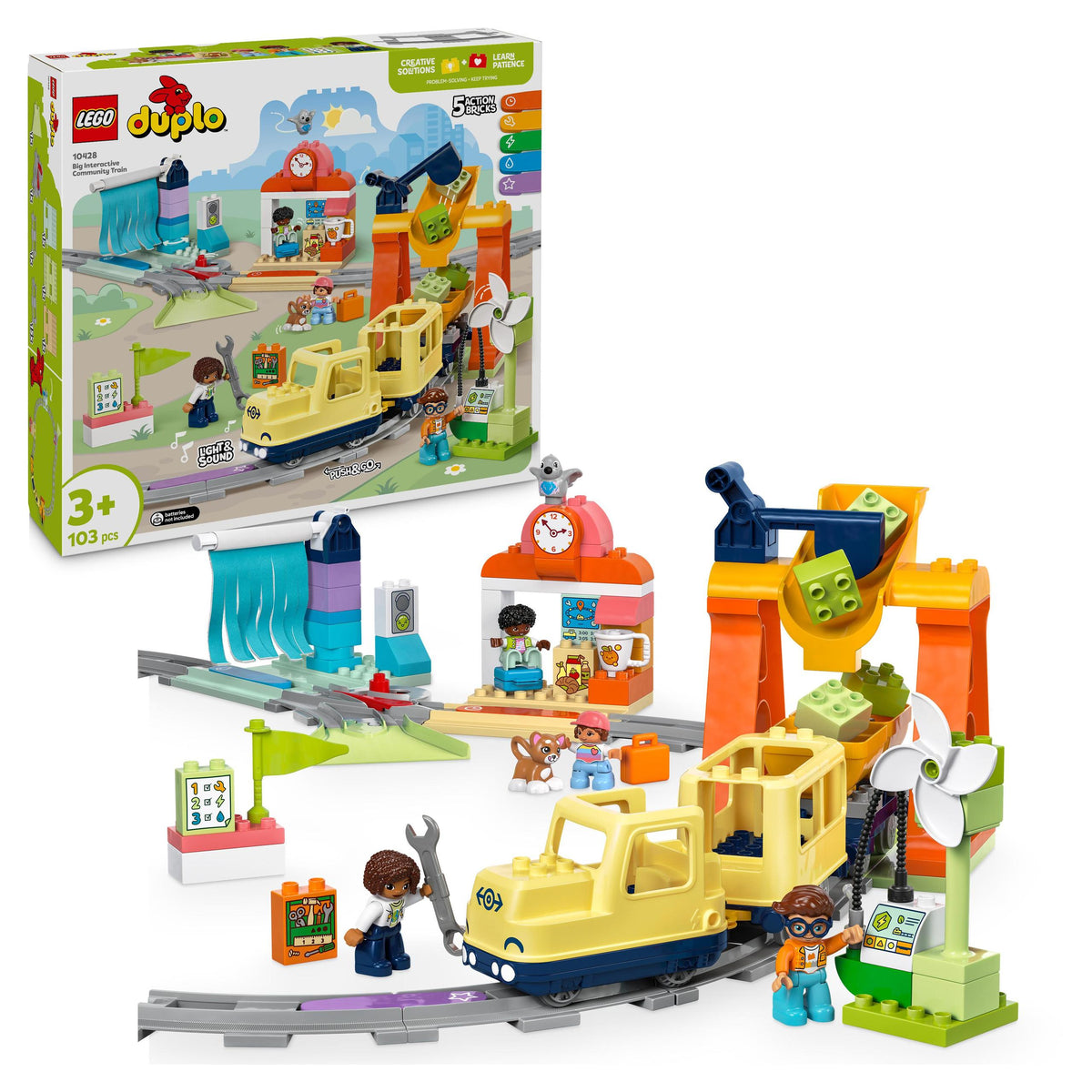 LEGO DUPLO 10428 Large interactive city train