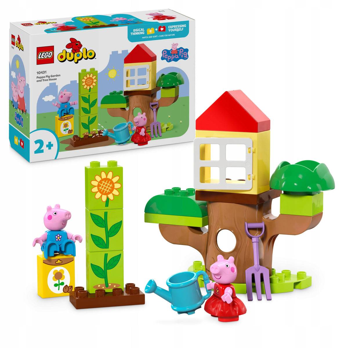 LEGO DUPLO 10431 PEPPA TREE GARDEN AND COTTAGE