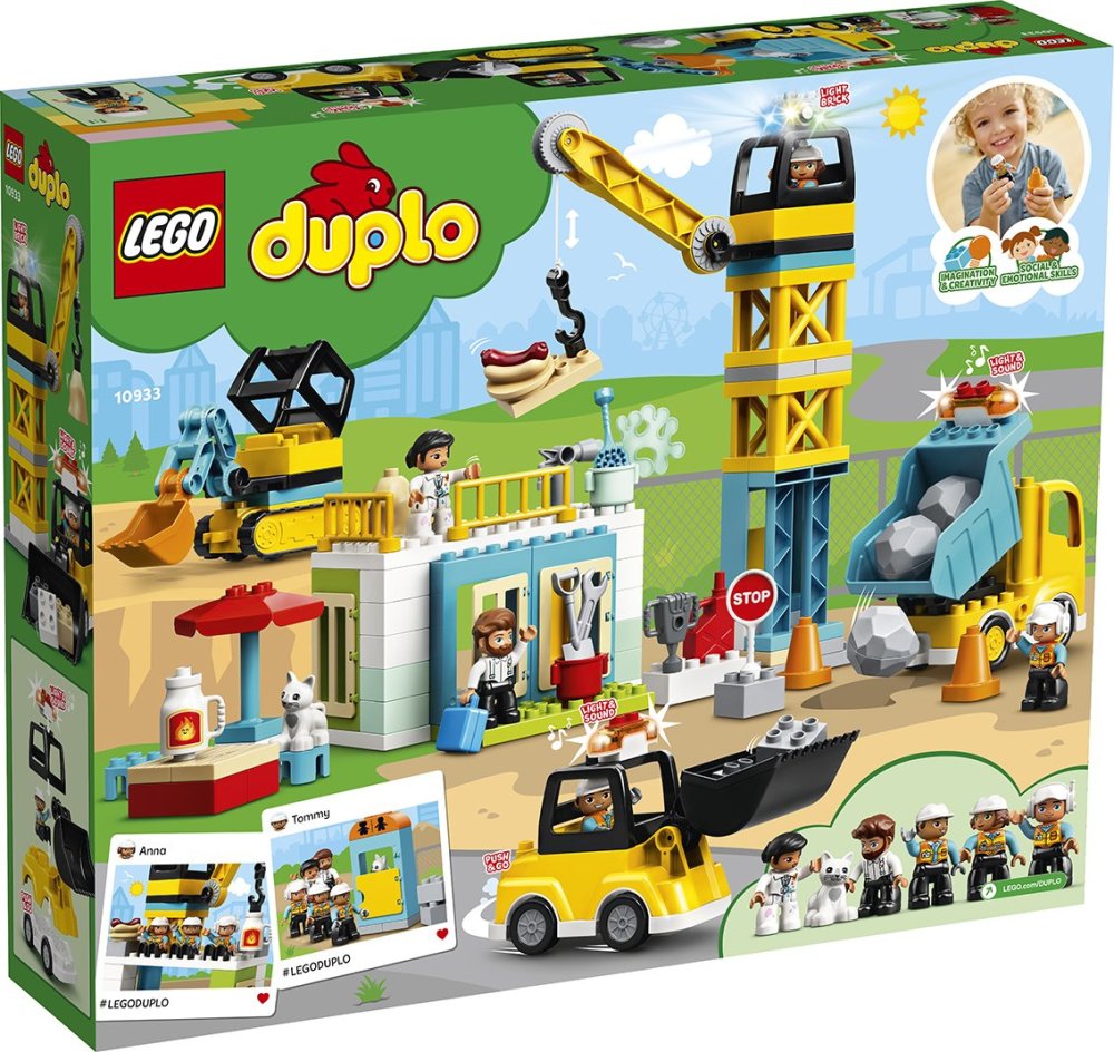 LEGO DUPLO 10933 tower crane and construction Product number 10933
