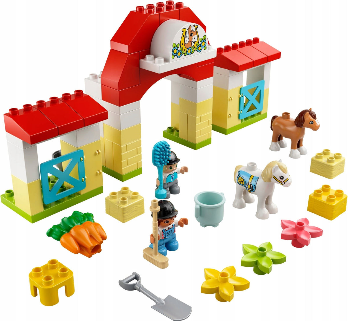 LEGO DUPLO 10951 Stud and Ponies Carrot Horse Stable Product number 10951