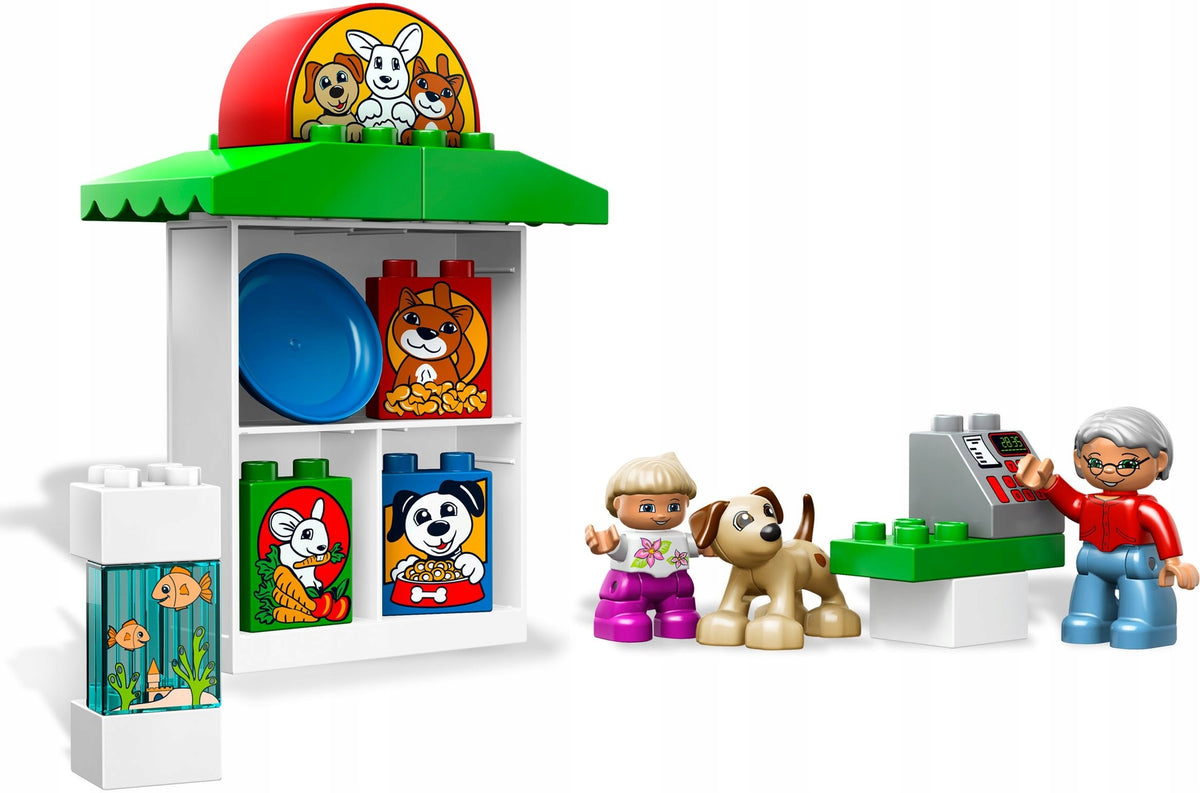LEGO DUPLO 5656 Pet Shop Zoological Kitten Dog Rabbit Packaging status original