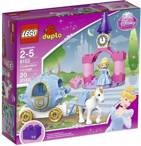 LEGO DUPLO 6153 Cinderella Carriage Magic Disney unique 2012