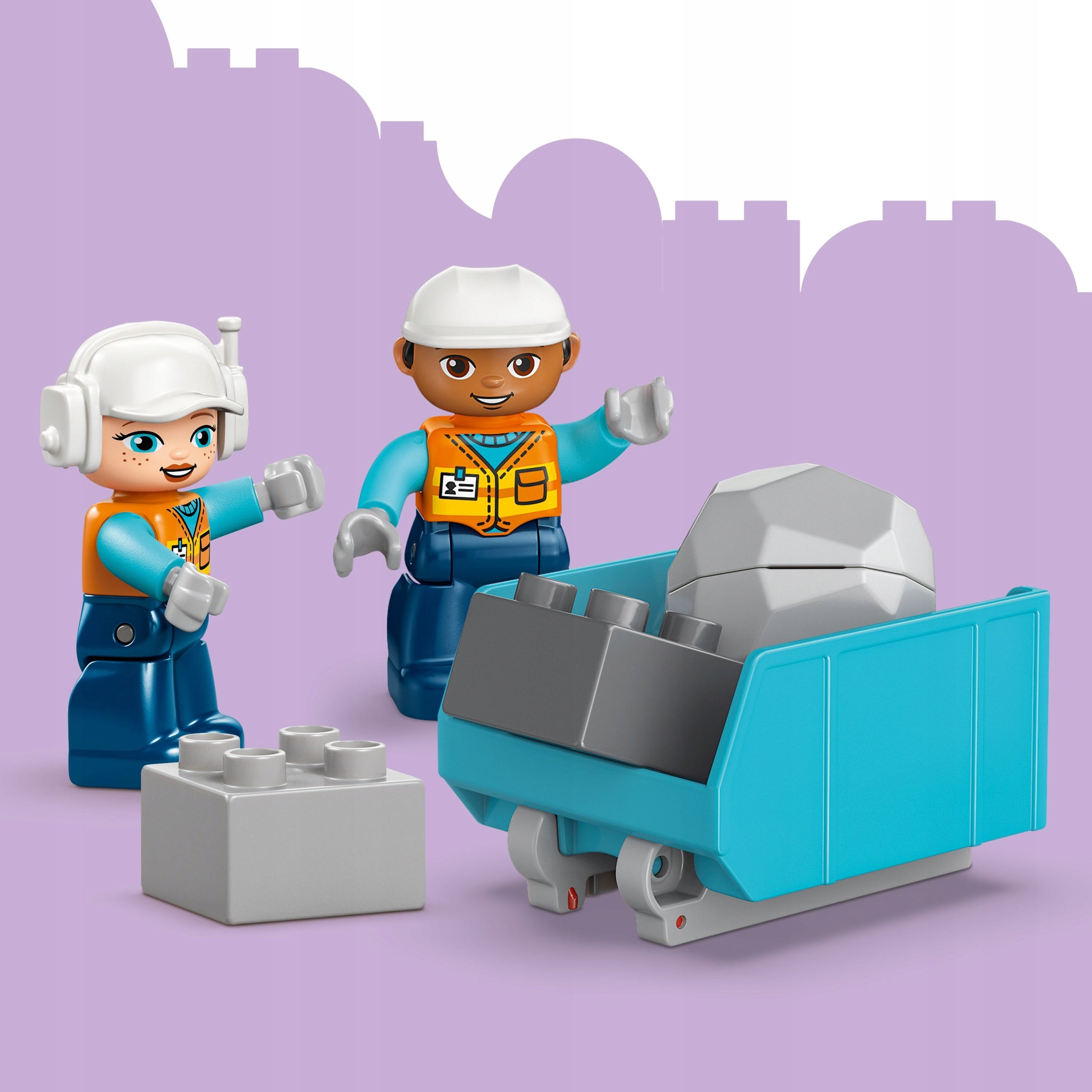 LEGO DUPLO Construction equipment 3 in 1 10475 Set name LEGO DUPLO 10475 Pojazdy budowlane 3 w 1