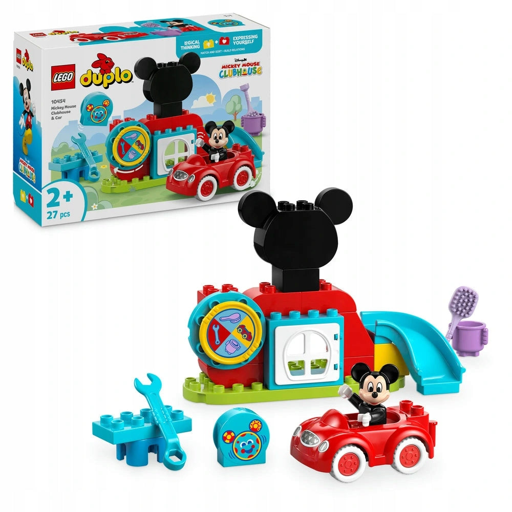 LEGO DUPLO Disney 10454 Mickeyho klubík a auto