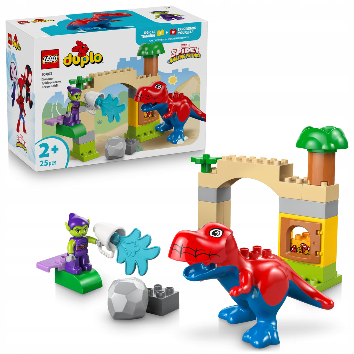 LEGO DUPLO Disney 10463 Dinosaur Spidey-Rex and Green Goblin